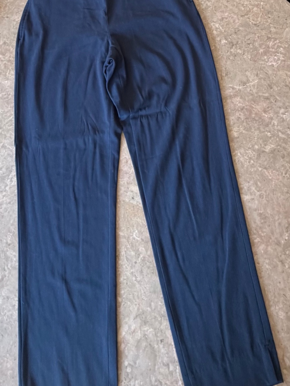 Banana Republic Navy Wide-Leg Women's Trousers